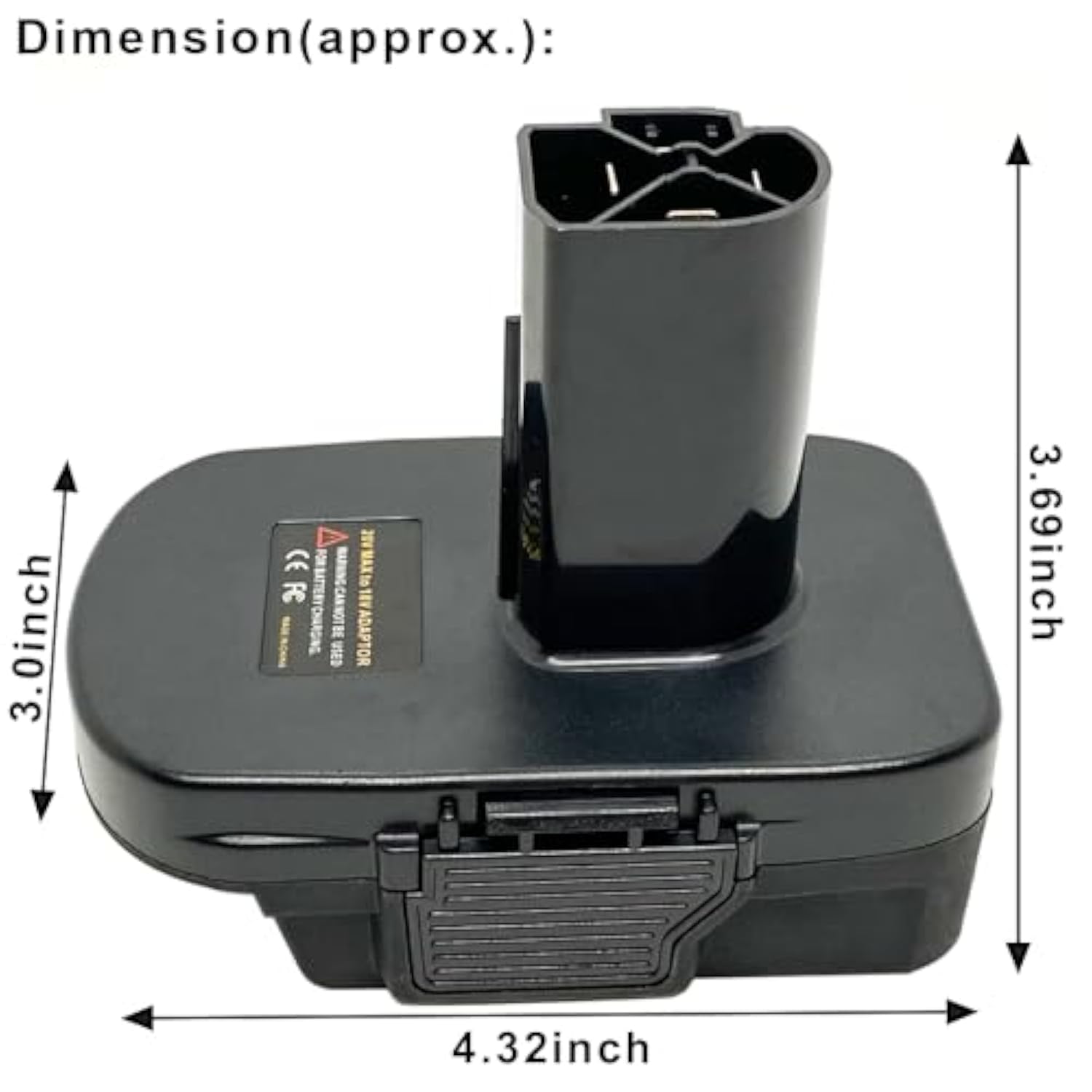 Battery Adapter to Use Dewalt 20V or Milwaukee 18V with Craftsman C3 19.2V