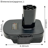 Battery Adapter to Use Dewalt 20V or Milwaukee 18V with Craftsman C3 19.2V