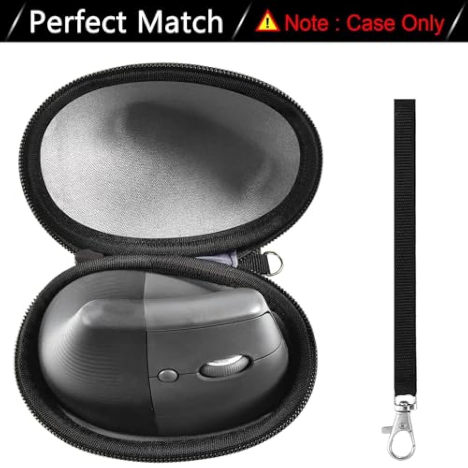 Case For Logitech Lift Vertical Ergonomic Mouse, Travel Carrying Holder Storag