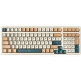 Wireless Mechanical Keyboard, Triple Mode 2.4G/Usb-C/Bt Gaming Keyboards 100 Keys Rgb Backlit, Brown Switch Rechargeable | Brown Combo