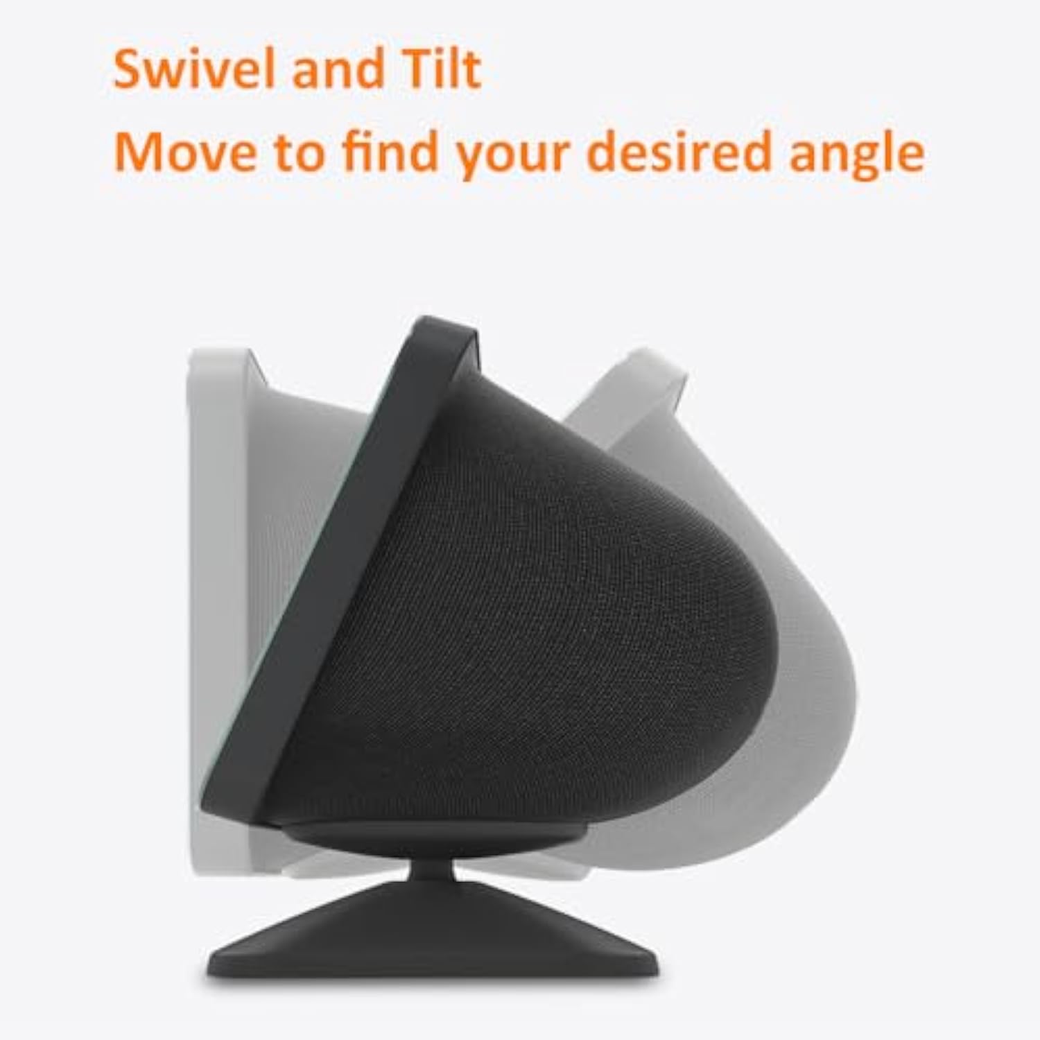 All-New Stand For Show 8 (3Rd Gen) | Adjustable Design To Improve Viewing Angle | Swivel And Tilt Accessories Compatible With Show 8 & Iphone Models | Black