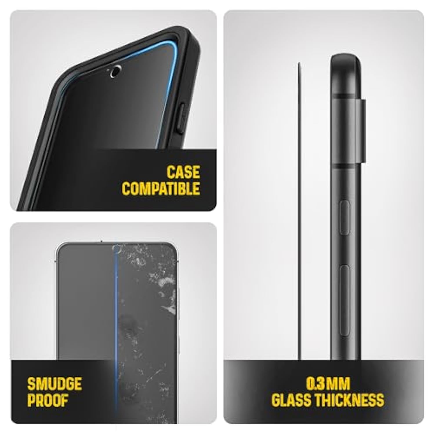 Designed For Google Pixel 9A Tempered Glass Screen Protector (Applicator Included)