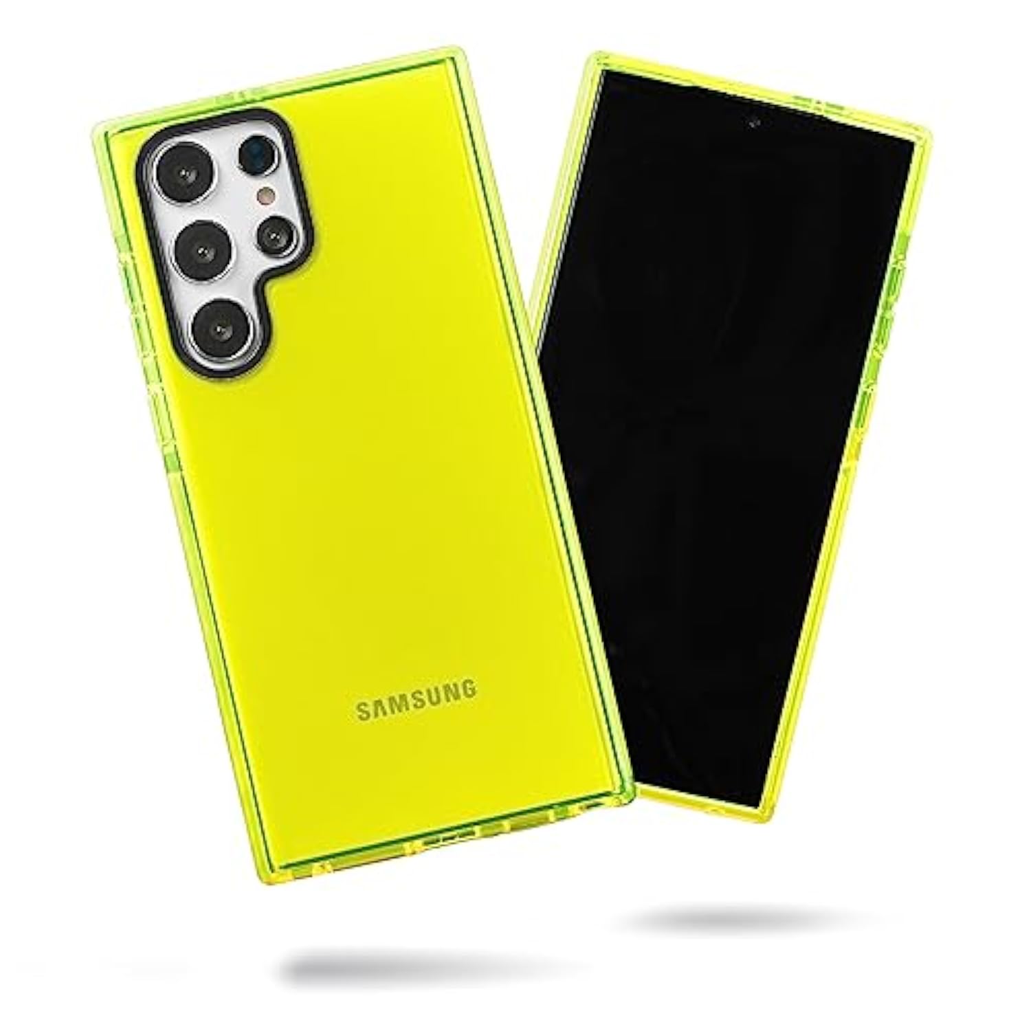 Barrier Case For Samsung Galaxy S23 Ultra (6.8” Screen) - Impact Absorbing Case With Full Body Drop Protection And Enhanced Grip (Hi-Energy Neon Yellow)