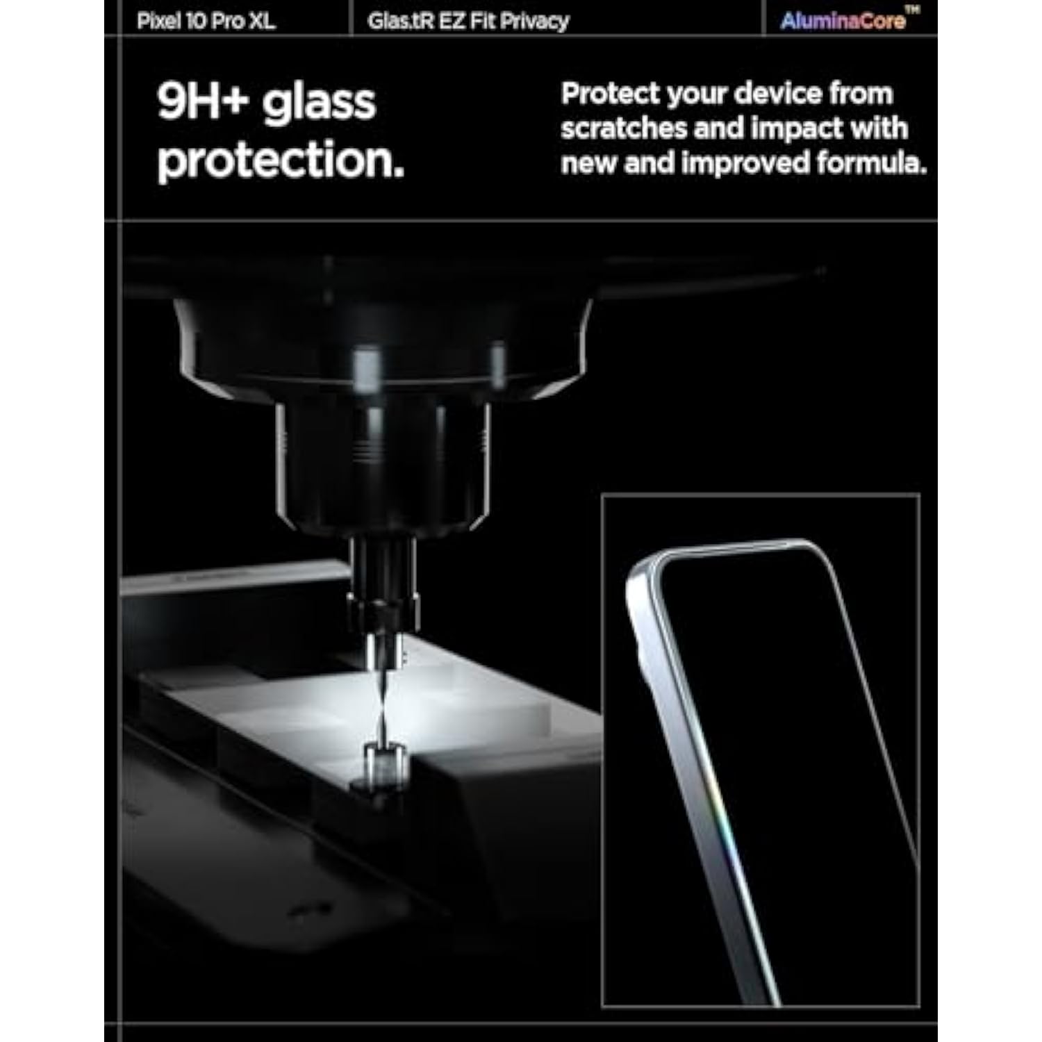 2-Pack Tempered Glass Screen Protector for Google Pixel 9 Pro XL, Scratch-Resistant