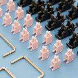 Cuxiu Black Pink Plate Mount Stabilizers Customized Repair Plate Mounted Stabi