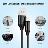 2 Pack Iphone Charger,Iphone 14 Wall Charger Cube Dual Port Usb-A Adapter Block With 10Ft Usb A To Lightning Fast Charging Cable Cord For Iphone 14/13/12/11/Pro Max/Pro/Plus,8 Plus/7/6/Xs/Xr/X/Se,Ipad