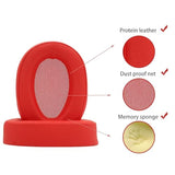 Replacement Ear Pads Compatible With Sony Mdr-100Abn-H800 H900N Headphones, Mdr-100Abn Earpads Cushions Made Of Protein Leather And Memory Foam (Red)