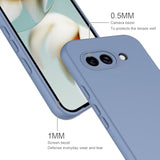 Silicone Case For Google Pixel 9A, Durable And Stylish Drop Tested Soft Silicone Gel Rubber Slim Fit Shockproof Protection Phone Cover For Pixel 9A (Gray)