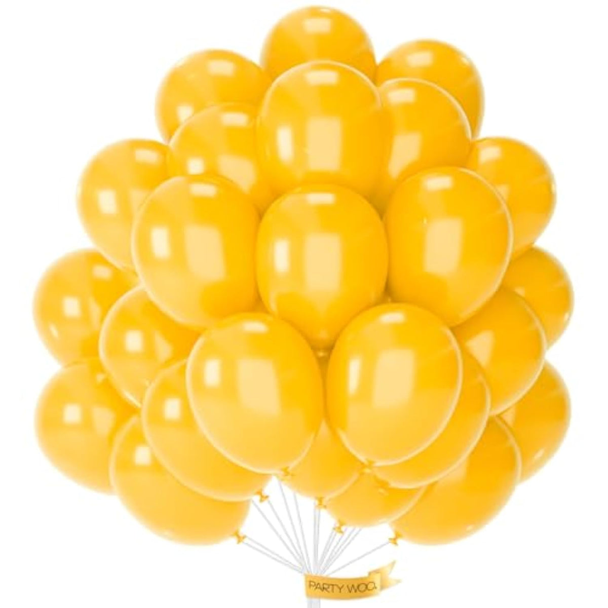 Mustard Yellow Balloons 50Pcs 12 Inch Yellow Fall Balloons For Birthday Graduation Gender Reveal Engagement Baby Shower Bee Summer Sunflower Little Cutie Lemon Party Decorations Yellow-Y10