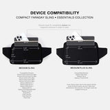 SLNT Compact Carry Faraday Sling Bag - RFID Blocking Crossbody Bag with Signal Blocking Phone Sleeve & EMF-Reducing Pocket for Travel & Everyday