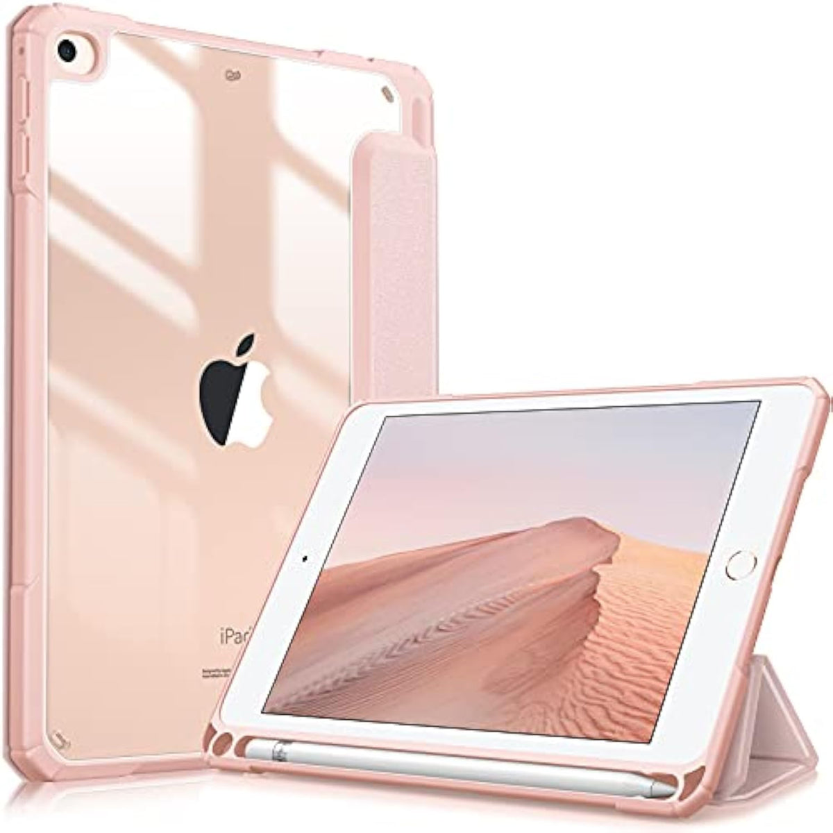 Fintie Hybrid Slim Case for iPad Mini 5 2019 / iPad Mini 4 - [Built-in Pencil