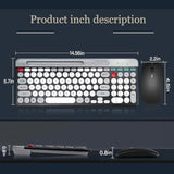 Wireless Keyboard And Mouse Combo With Phone Tablet Holder, Rechargeable Dual-Mode (Bluetooth 5.0 And 3.0 +2.4G) Multi-Device Silent Mouse For Windows, Ipad, Tablet, Macos,Ios,Android (White+Grey)