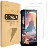 Screen Protector Compatible With Doogee Fire 6 / Fire 6 Power [Tempered Glass] [3-Pack] [Japan Glass With 9H Hardness]