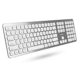 Premium Bluetooth Keyboard For Mac - Compatible Apple Keyboard With Numeric Keypad - Multi Device Wireless For Macbook Pro/Air, Mac Mini Pro, Imac, Laptop
