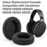 Replacement Headband Pad & Ear Pads Compatible With Senn-Heiser Hd650, Hd600, Hd580, Hd660 S, Hd565, Hd545 – Soft Velour Cushions For Enhanced Comfort & Sound Isolation – Earpads And Headband Set