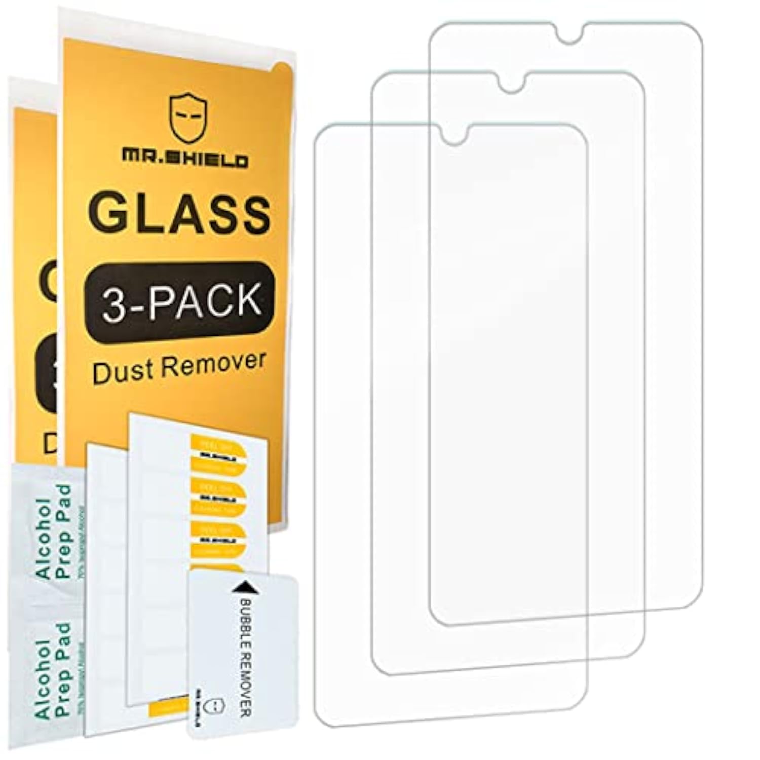 [3-Pack] Designed For Nuu X6 Plus [Tempered Glass] [Japan Glass With 9H Hardness] Screen Protector