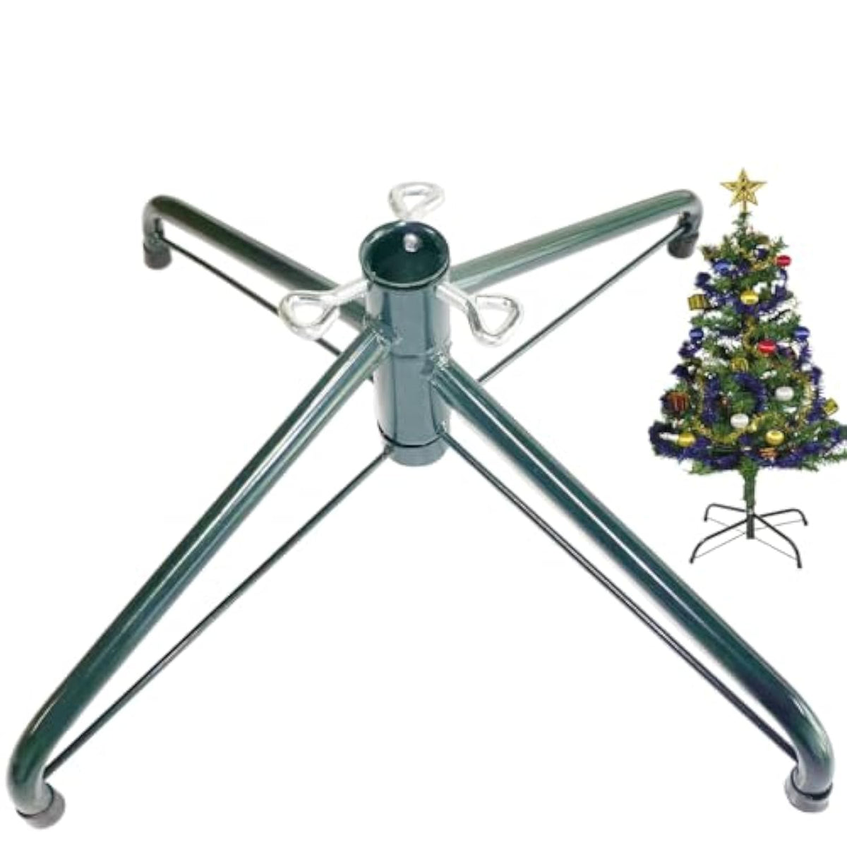 Christmas Tree Stand For 4 To 6 Foot Trees, Fits 0.7-0.86 Inch Pole