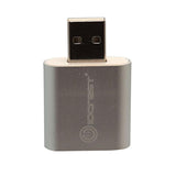 Sy-Aud20205 Usb To Audio Adapter Convert Pc Usb Port Into A Stereo Sound Card For Windows & Mac Silver