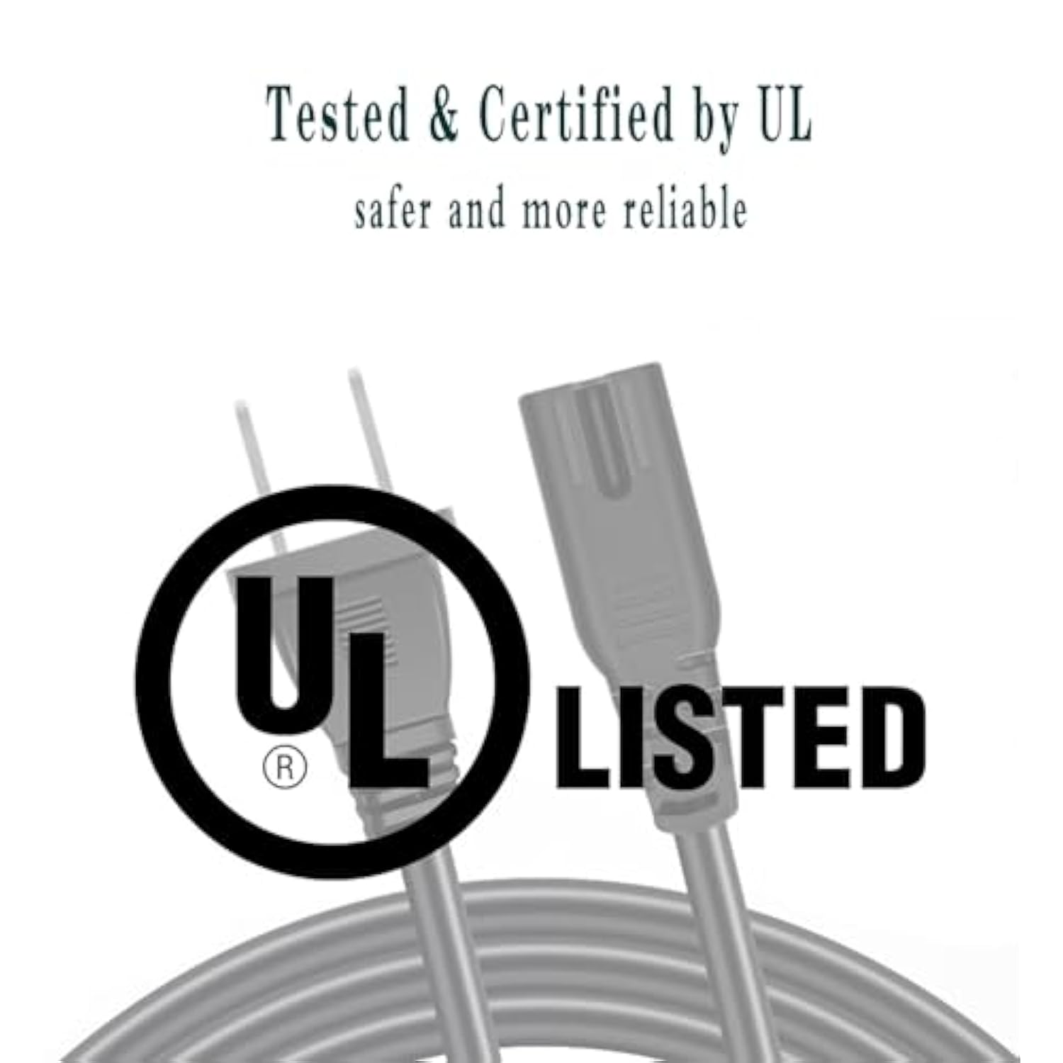 Apple Tv Power Cable, 6Ft Cord Compatible With Apple Tv 1St-5Th Gen (4K), Replacement Power Cord