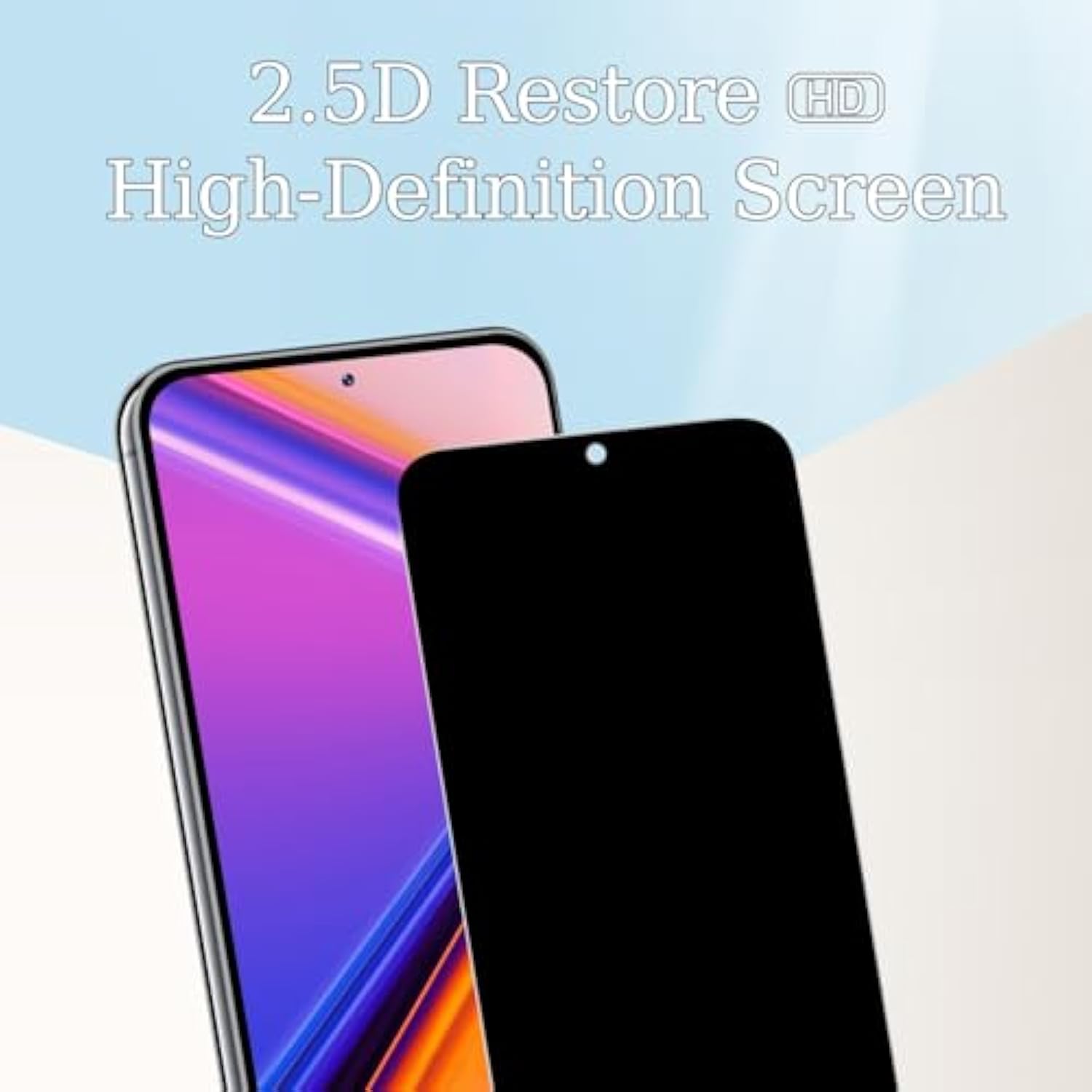 [3 Pack] Privacy Screen Protector For Samsung Galaxy S25 Plus, Support Fingerprint Unlock, Anti Spy, Anti Scratch, Bubble Free