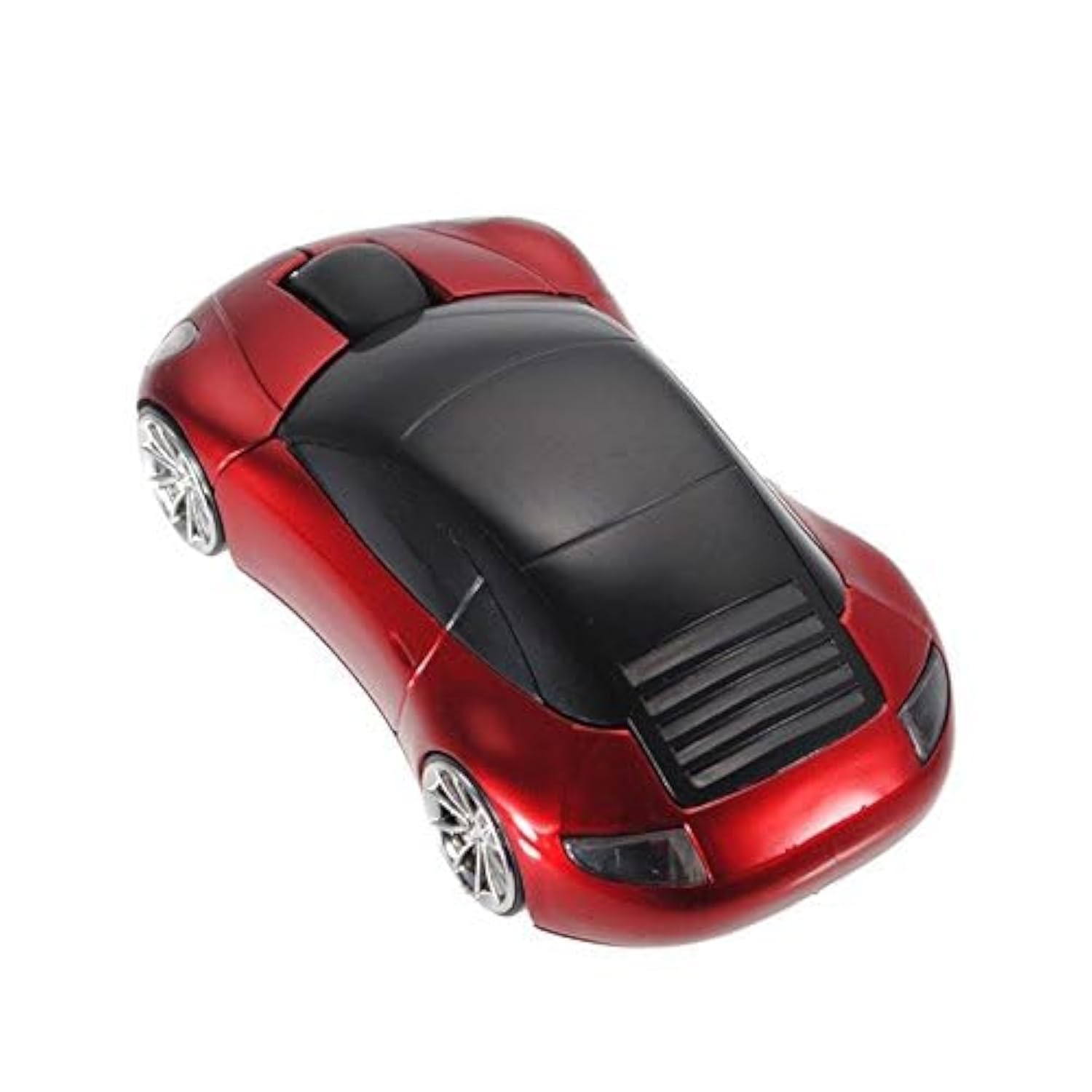 Sport Car Shape 2.4Ghz Wireless Mouse Optical Cordless Mice With Usb Receiver For Pc Laptop Computer 1600Dpi 3 Buttons Red