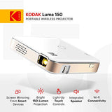 Luma 150 Pocket Projector | Portable Movie Projector W/ Built-In Speaker For Home & Office Produces Images Up To 150 - Includes Soft Case