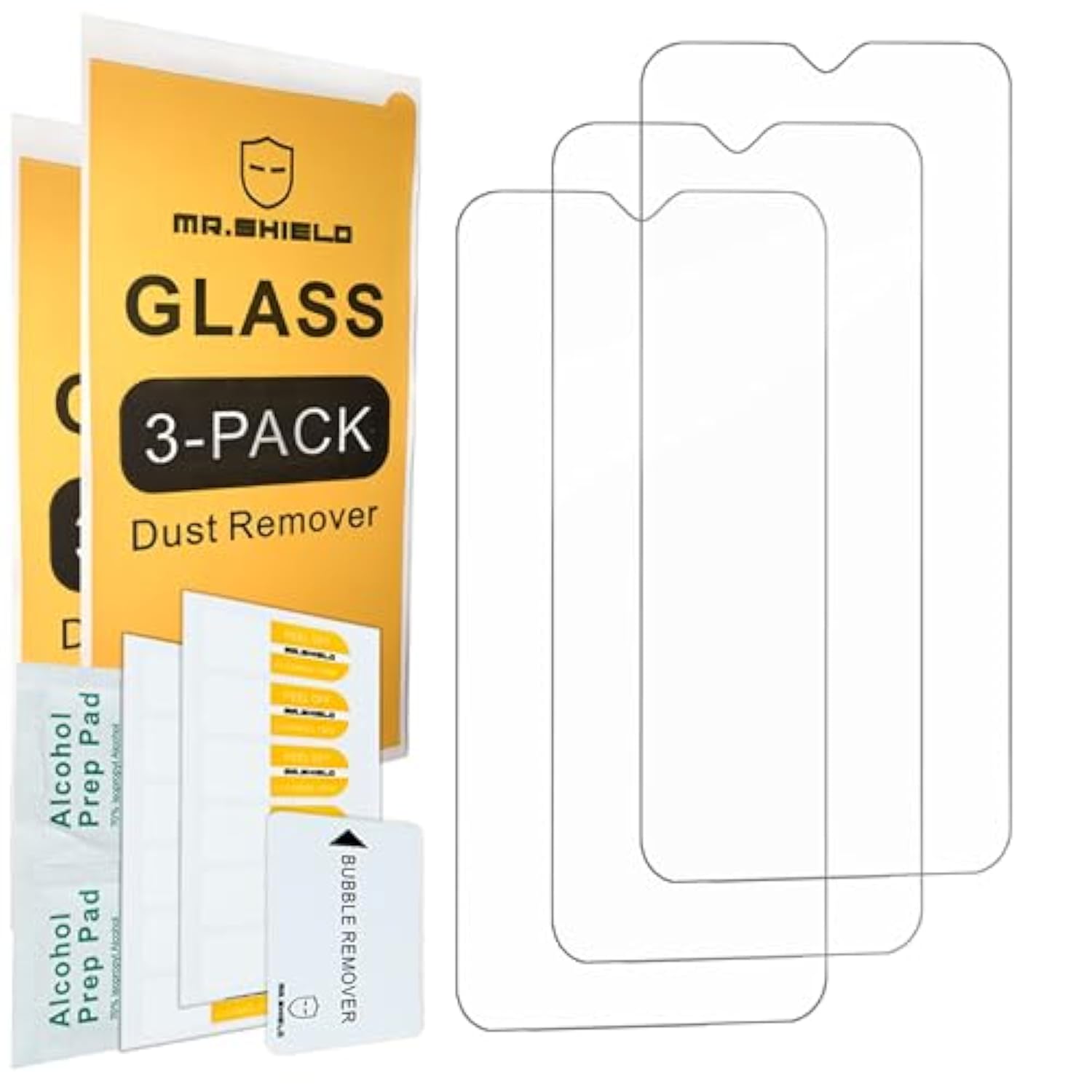 Screen Protector Compatible With Boost Mobile Summit 5G [Tempered Glass] [3-Pack] [Japan Glass With 9H Hardness]