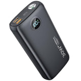 Portable Charger 30,000Mah-Output Input Usb C Fast Charging Led Display Scp22.5W Pd3.0 Qc4.0 Power Bank, Flashlight External Battery Pack For Iphone, Samsung Galaxy, Lg, And More Black
