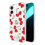 Cherry Dot Gems iPhone 16 Phone Case for Women, 6.1 Inch, MagSafe Compatible, UV Protected, Anti Scratch Coating, Durable Luxury, Drop Resistance 12ft