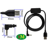 Usb 2.0 Male To 90° Dc 3.5 * 1.35Mm Male 5V Elbow Boost Line,Usb To Type H Bar