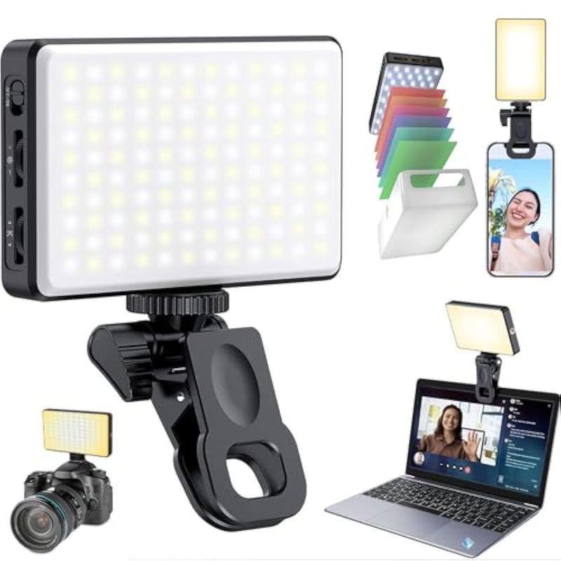 Phone Light, Selfie Light For Iphone/Camera, 3000Mah Rechargeable, 3 Lighting Modes, Clip-On For Photography/Tiktok/Vlog/Video