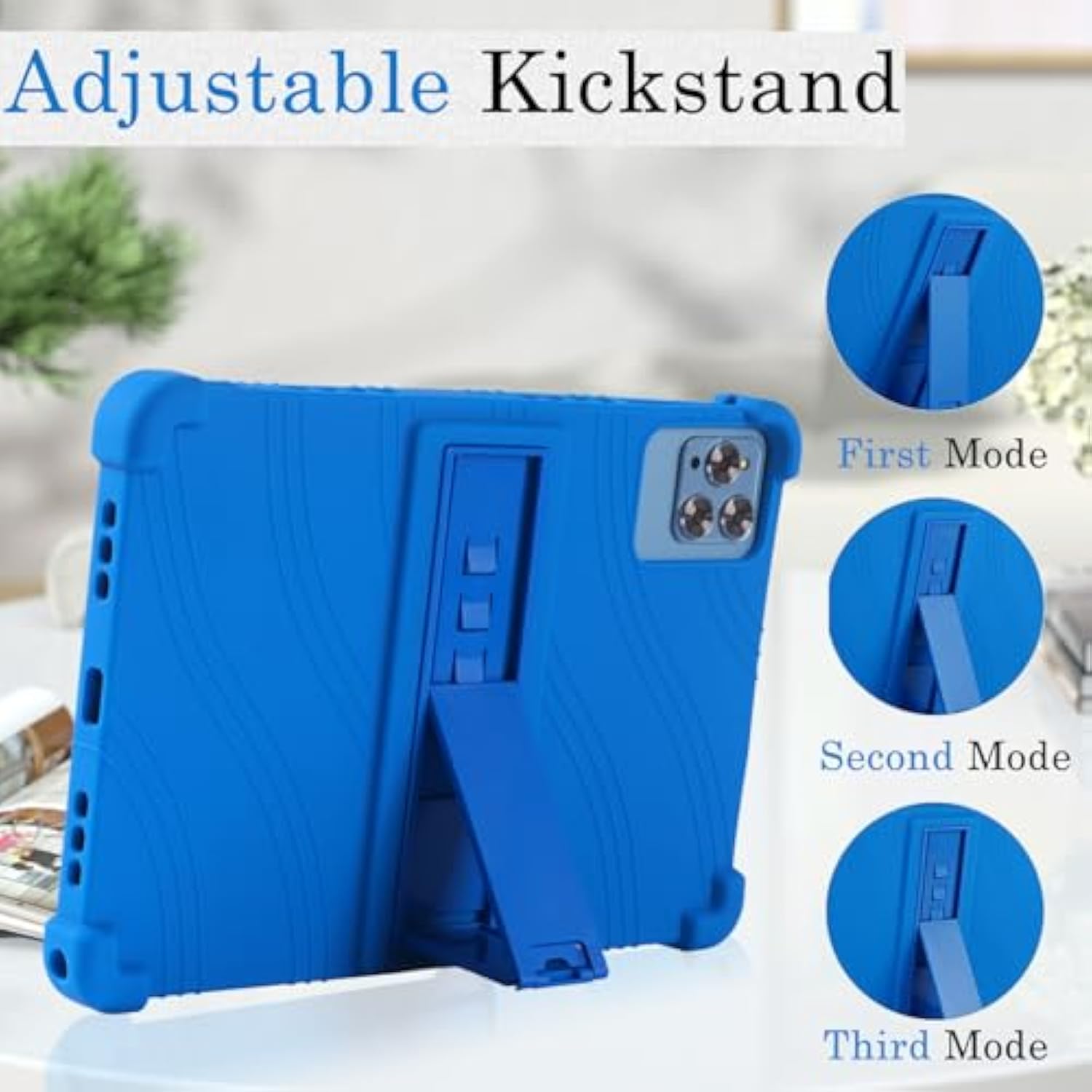 For 10.1 Inch Android Tablet Case, Soft Silicone Cover Case 10.1'' For Oscal/Aigopad/Jusysa/Happybe/Moderness Mb1001/Okaysea/Yqsavior/Doogee, Black