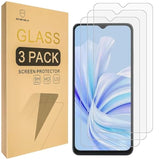 Screen Protector Compatible With Blackview Wave 8 / Wave 8C / Oscal Flat 2 [Tempered Glass] [3-Pack] [Japan Glass With 9H Hardness]