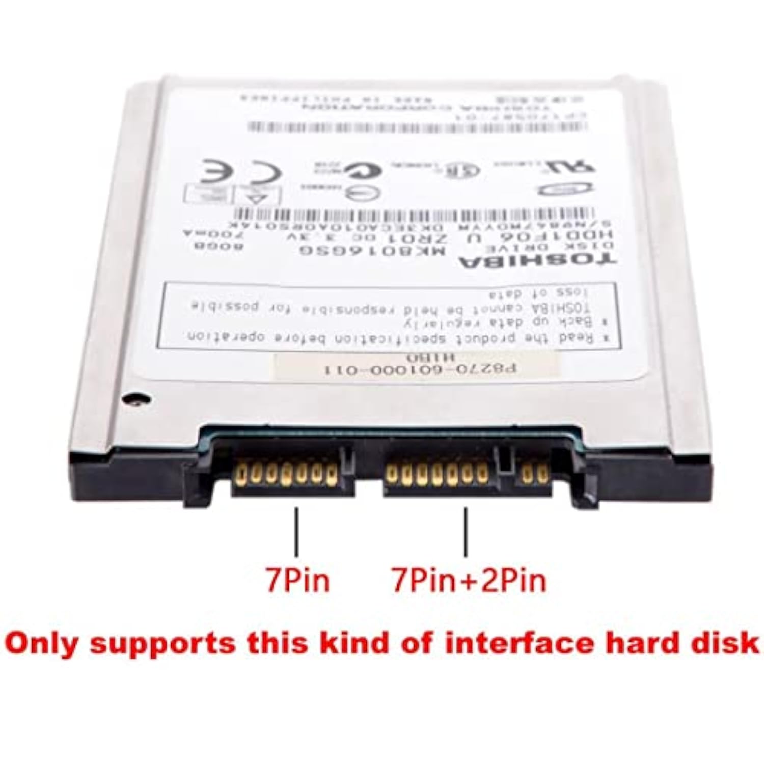 1.8" Micro Sata 16Pin To 2.5" Sata 22Pin Pcb Converter Adapter For Ssd Hdd Har