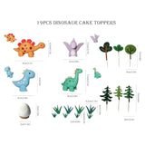 Dinosaur Cake Toppers, 3D Dinosaurs Cake Toppers For Kids, Cake Topper For Dinosaur Themed Party, Dinosaur Baby Shower