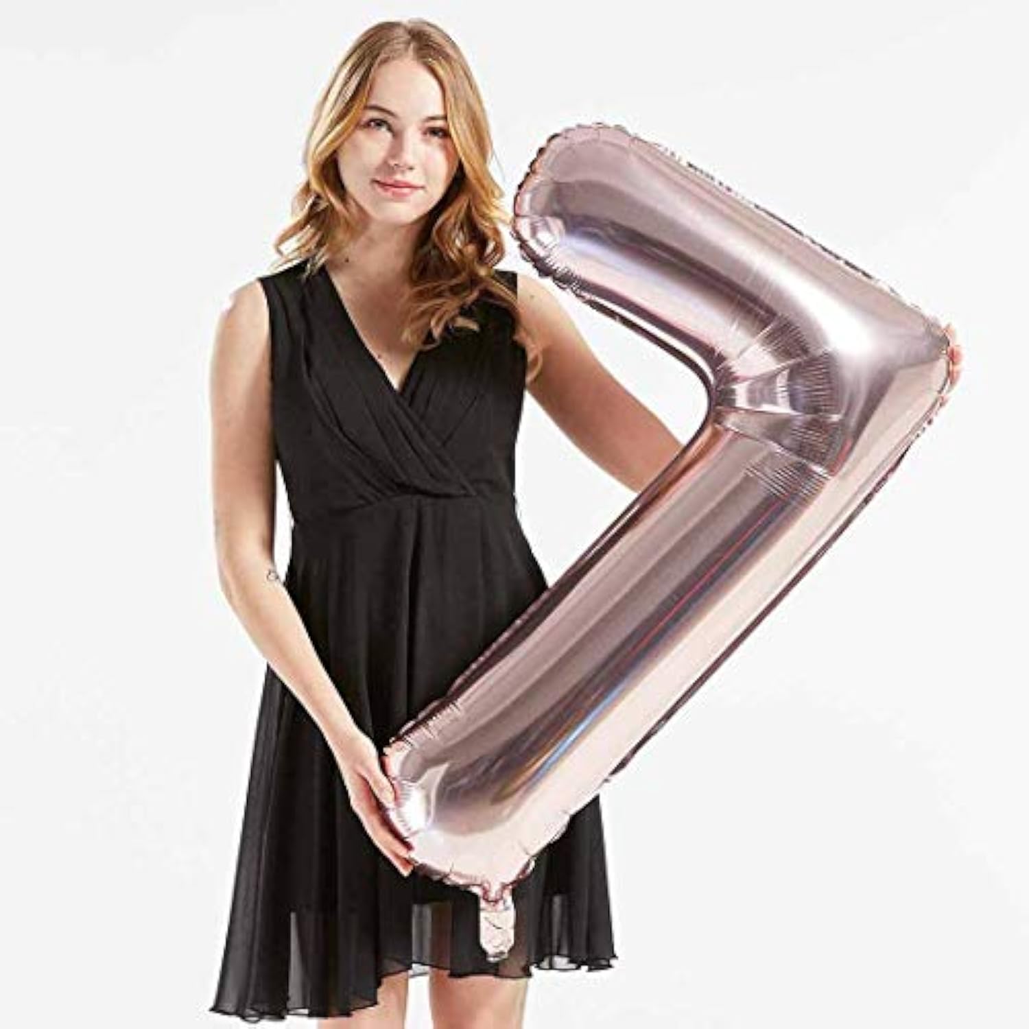 40Inch Rose Gold Foil 79 Helium Jumbo Digital Number Balloons, 79Th Bi