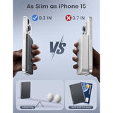 For Magsafe Portable Charger, [0.3" Ultra Slim] Magnetic Power Bank,[Alloy-Made] 5000Mah Wireless Portable Charger, Usb C Battery Pack 18W Fast Charging For Iphone Samsung (Grey)