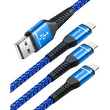 3Ft Lightning Cable 3Pack Mfi Certified Iphone Charger Cable Usb Apple Charging Cord Compatible With Iphone 14/13/12/11/X/Xs/Xr/Xs Max/8/7/6/5S/Se/Ipad Pro/Mini/Air
