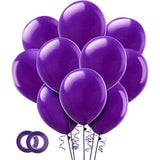Purple balloons,100-Pack,12-Inch,Latex Balloons(purple)