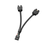 Motherboard 9Pin Usb2.0 To Dual 9Pin Extension Cable, 9Pin To 2 * 9Pin Splitte