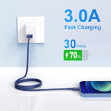 For Iphone Charger Cord Lightning Cables, Original 2023 Upgraded [3Pack 3Ft] Mfi Certified Usb A Charging Cable For Iphone 13 12 11 Mini Pro Xr Xs Max X Se 8 7 6 Plus