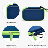 Case Compatible With Sandisk Extreme Pro/For Sandisk Portable Ssd 1Tb 2Tb 4Tb 500Gb/ For Crucial X9 X10 Pro External Solid State Drive, Travel Storage Bag For 2 Ssd And Sd Card - Monterey (Box Only)