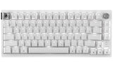 K65 Plus Wireless 75% Rgb Hot-Swappable Mechanical Gaming Keyboard For Mac And Ipad Pre-Lubricated Mlx Red V2 Linear Switches, Sound Dampening Qwerty Na Layout Frost White