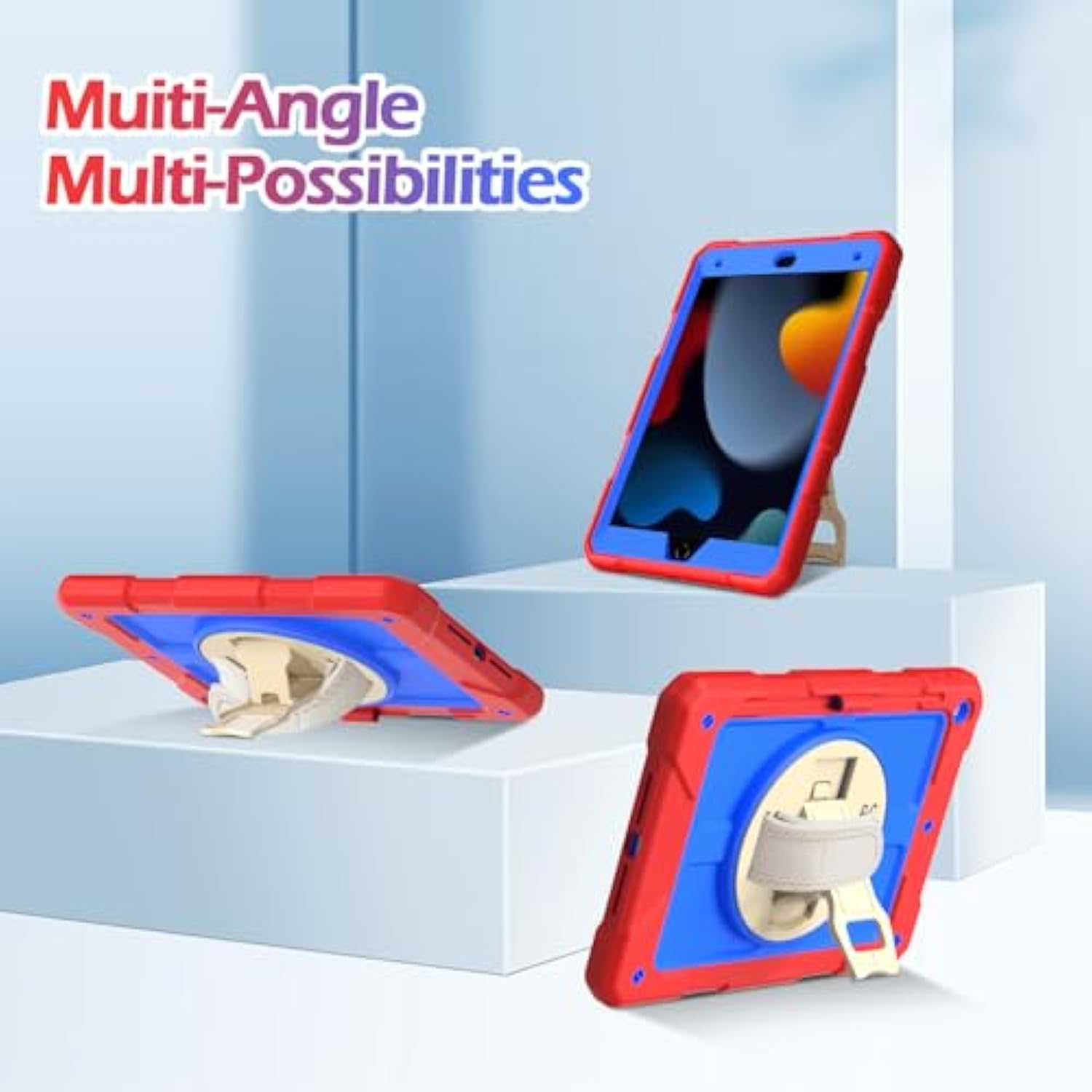 Ipad 9Th/8Th/7Th Generation Case, Ipad 10.2 Case 2021/2020/2019, [Built-In Scr