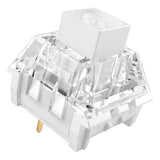 Kailh Box White Mechanical Keyboard Switches,3-Pin 45Gf Clicky/Speed Typing/Gaming/Waterproof Switches(72Pcs,Kailh Box White)