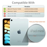 MoKo Case Fit New iPad Mini 6 2021 (6th Generation, 8.3-inch) - Hard Clear Bac