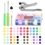 Plastic Snaps For Clothing - No-Sew Plastic Snap Buttons - T5 Snap But