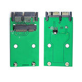 Xiwai USB 3.0 to mSATA 50Pin SSD & 1.8" Micro SATA 7+9 16pin Adapter Add on Ca