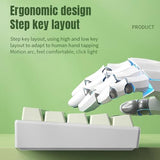 60% Wired Gaming Keyboard, Rgb Backlit Ultra Compact 68 Keys Mini Gaming Keyboard, Anti Ghosting And Multimedia Keys, Usb Wired Computer Keyboards For Wins, Os X, Pc (Gray White)