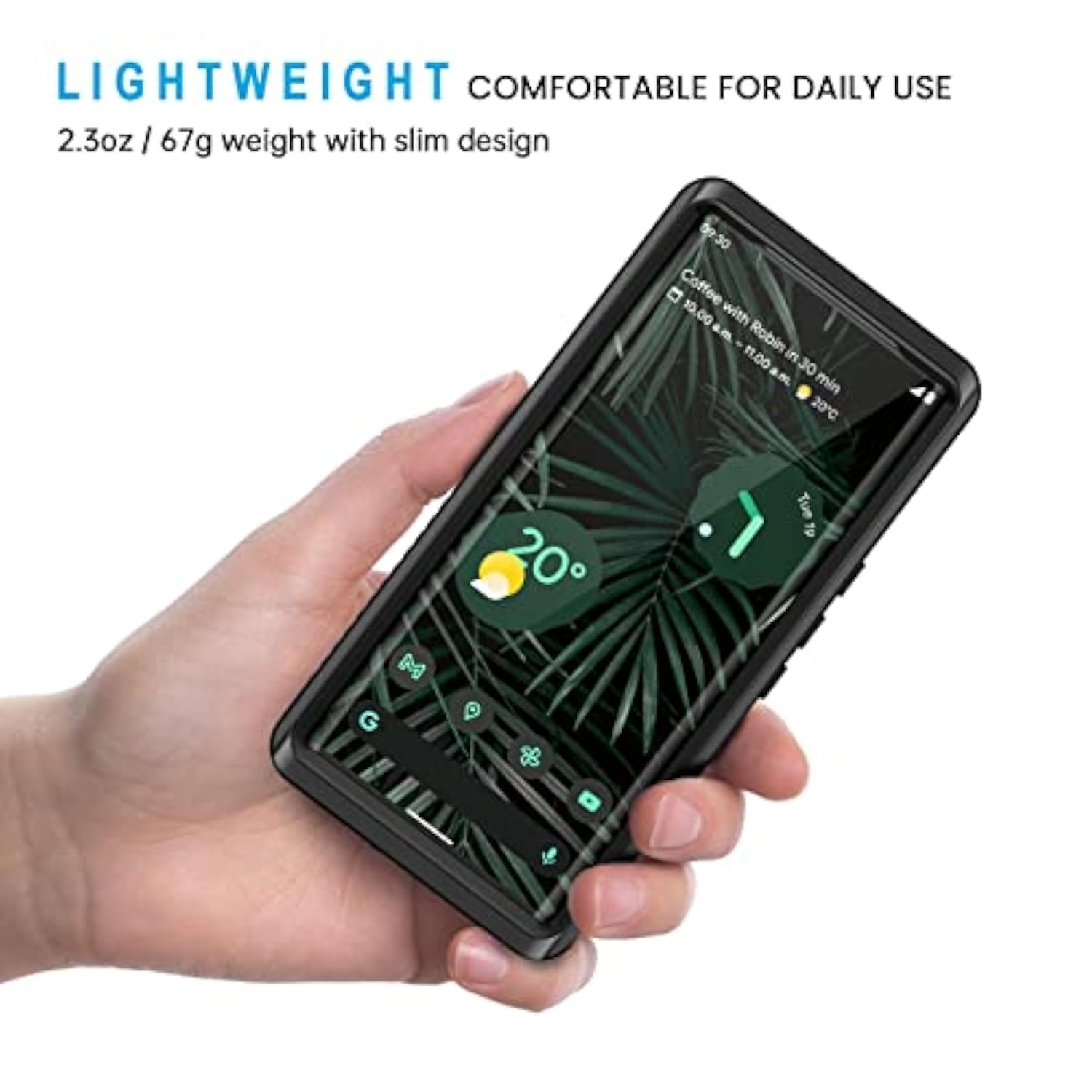 IP68 Waterproof Shockproof Case with Built-in Screen Protectorfor Google Pixel 6 Pro